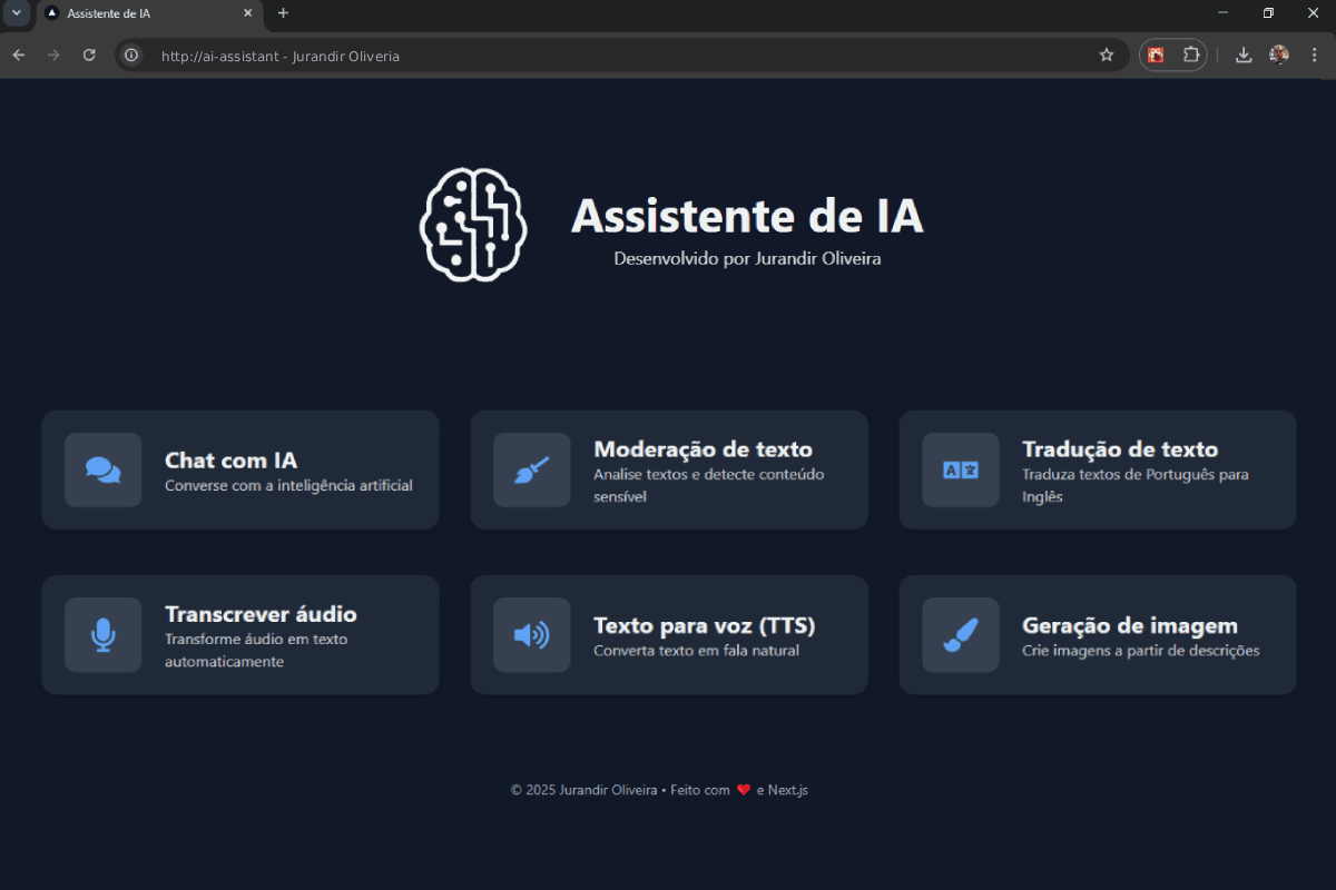 2025 - Assistente de IA