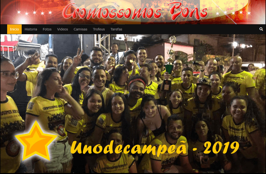 Site da Equipe de Gincana Cromossomos Bons